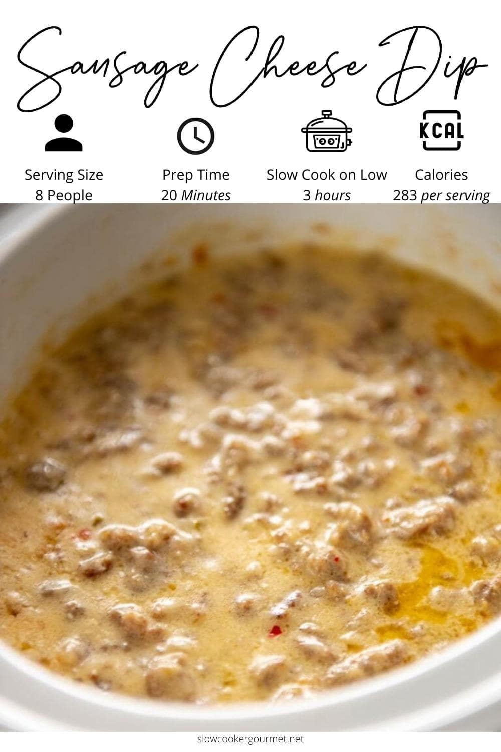 Slow Cooker Sausage Cheese Dip Slow Cooker Gourmet
