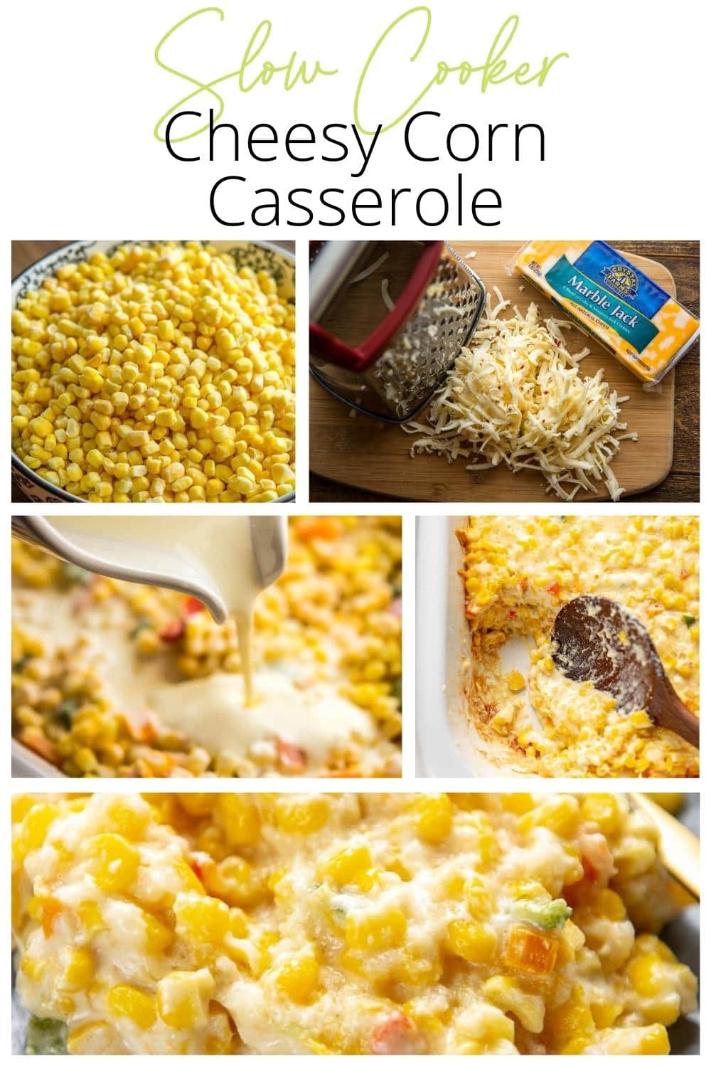 Slow Cooker Cheesy Corn Casserole - Slow Cooker Gourmet