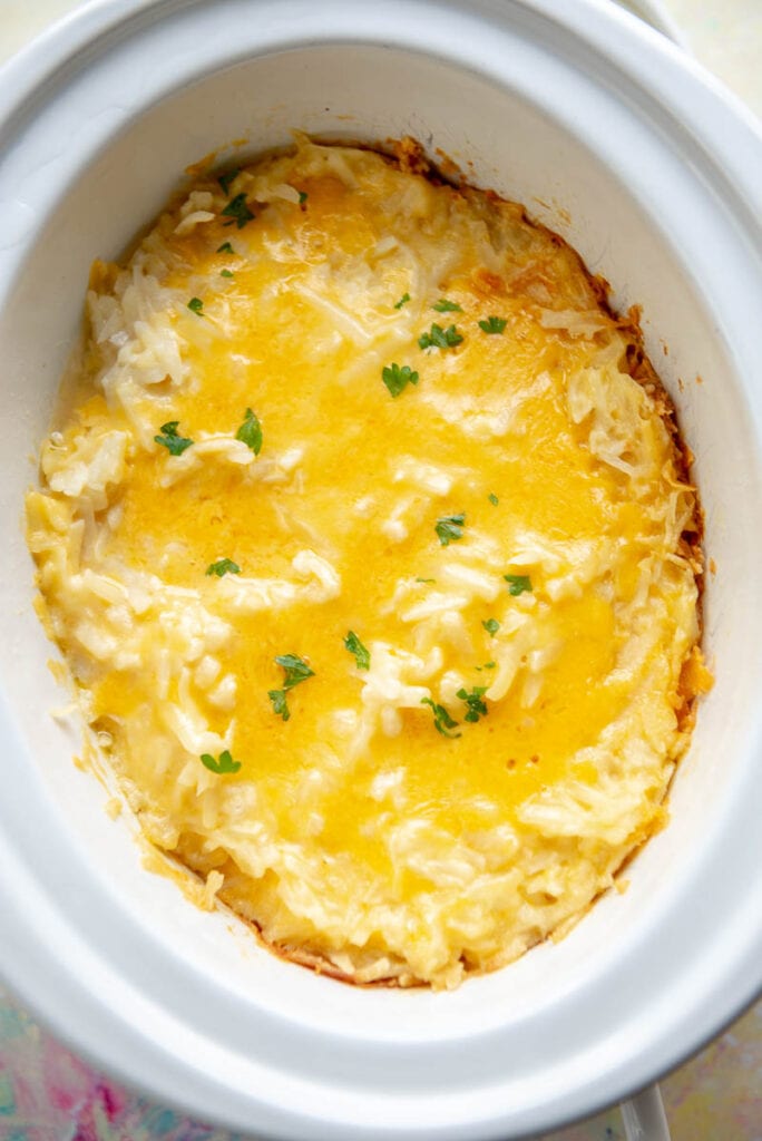 hash brown casserole in slow cooker