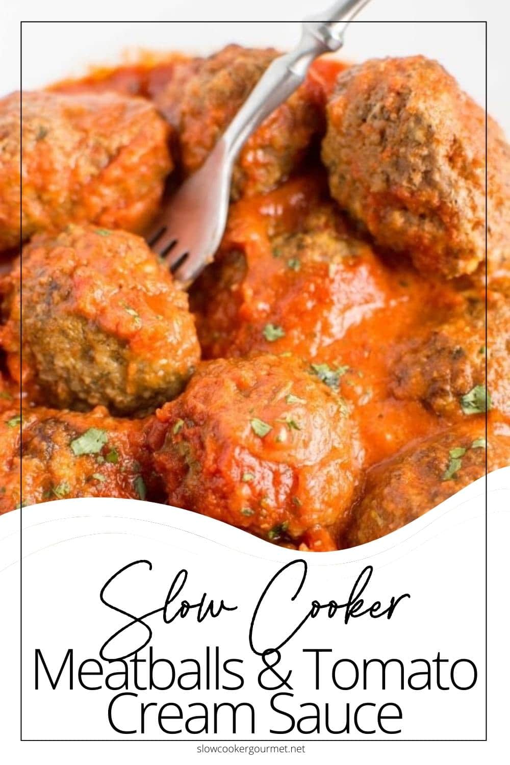 Slow Cooker Meatballs and Tomato Cream Sauce Slow Cooker Gourmet