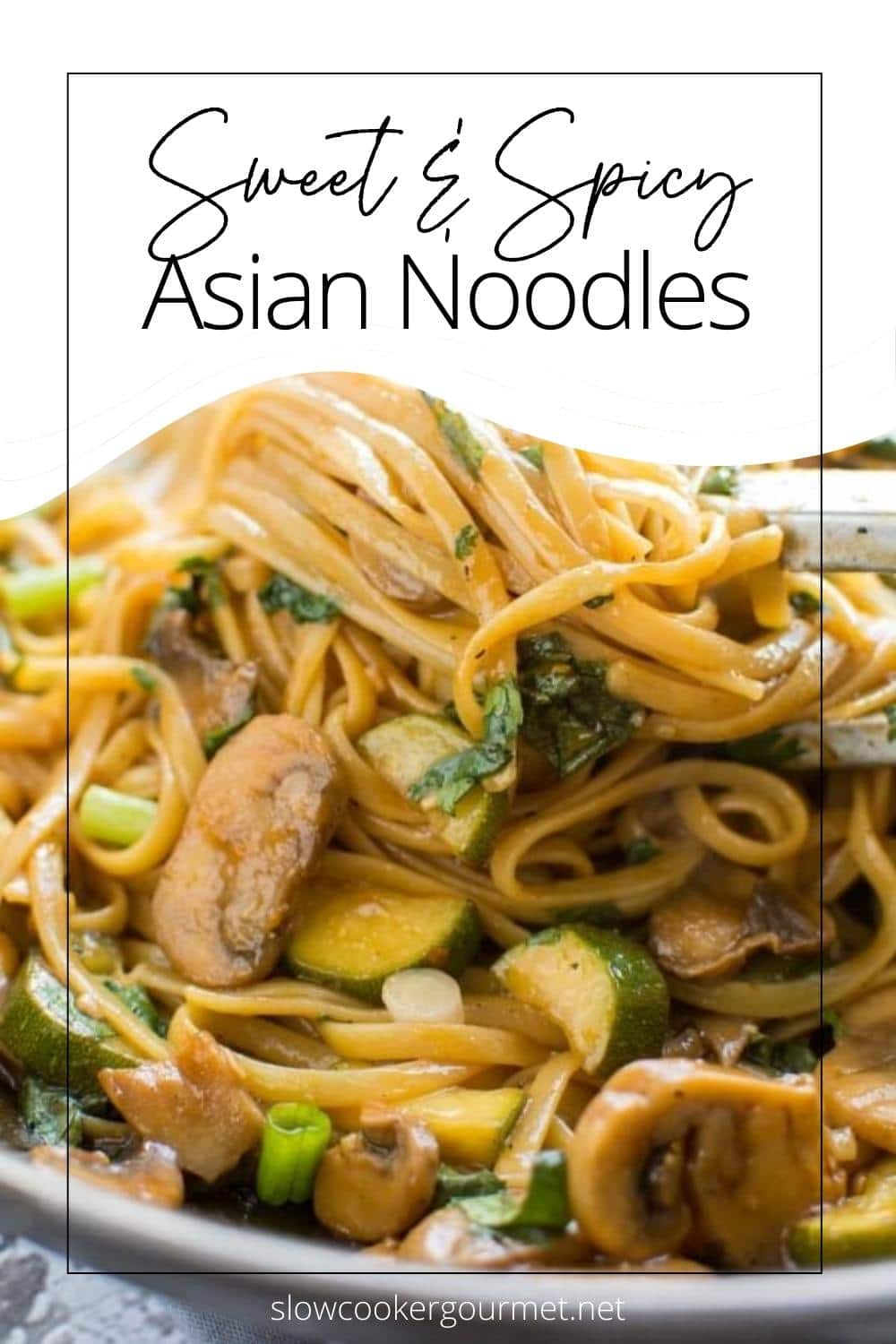 Sweet And Spicy Asian Noodles Slow Cooker Gourmet