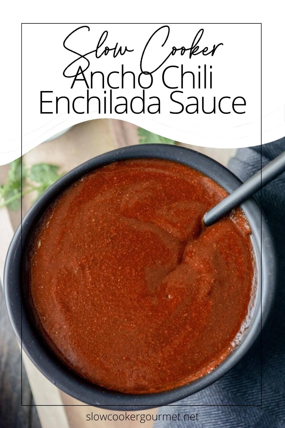 Slow Cooker Ancho Chili Enchilada Sauce Slow Cooker Gourmet