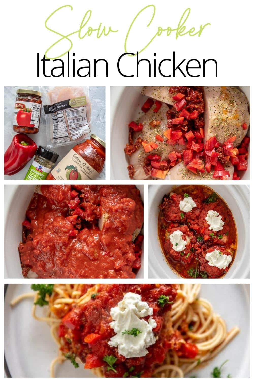 Slow Cooker Italian Chicken Slow Cooker Gourmet