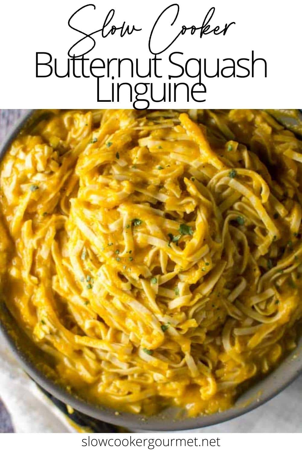 Slow Cooker Butternut Squash Linguine Slow Cooker Gourmet