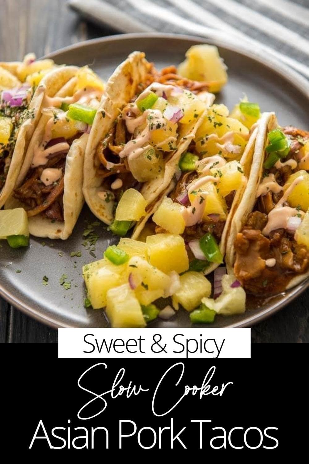 Slow Cooker Asian Pork Tacos Slow Cooker Gourmet