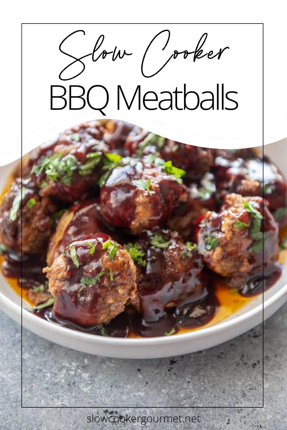 Slow Cooker BBQ Meatballs Slow Cooker Gourmet