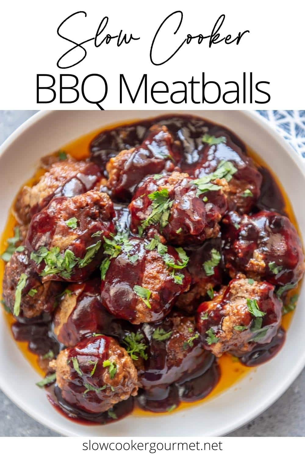 Slow Cooker BBQ Meatballs Slow Cooker Gourmet