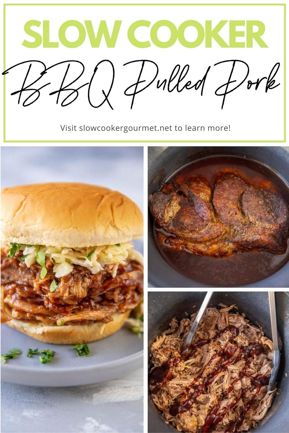 Slow Cooker BBQ Pulled Pork Slow Cooker Gourmet