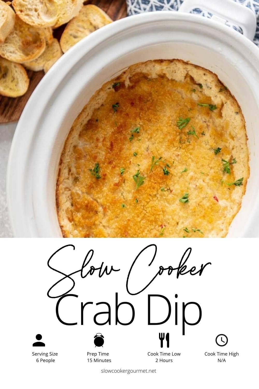 Slow Cooker Crab Dip - Slow Cooker Gourmet