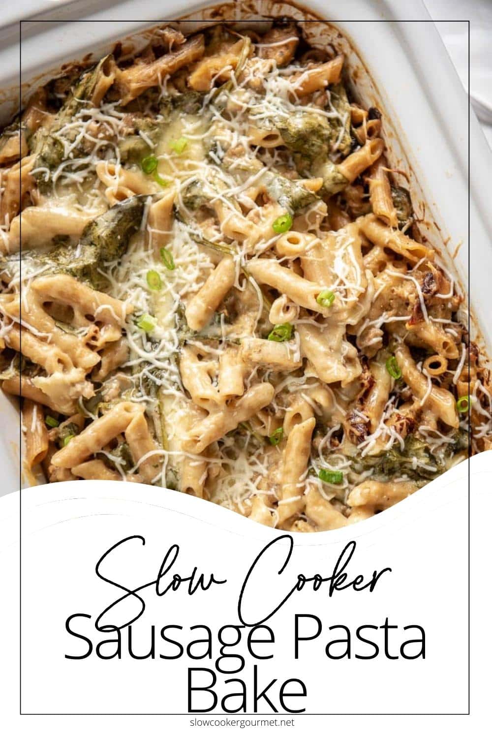 Slow Cooker Sausage Pasta Bake Slow Cooker Gourmet