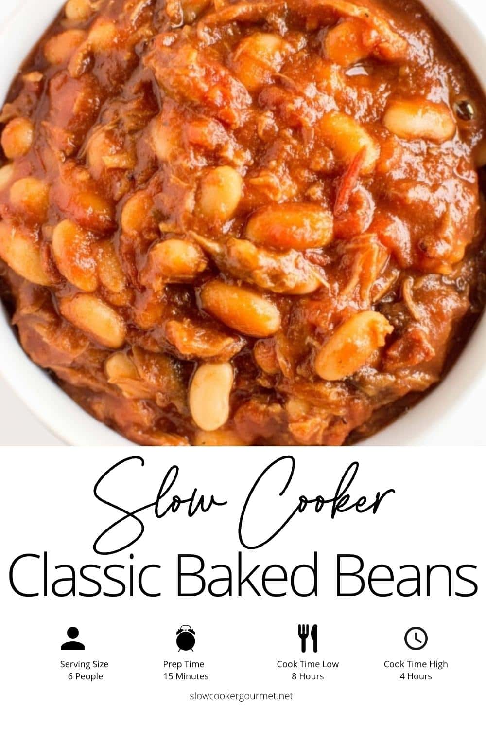 Slow Cooker Classic Baked Beans - Slow Cooker Gourmet