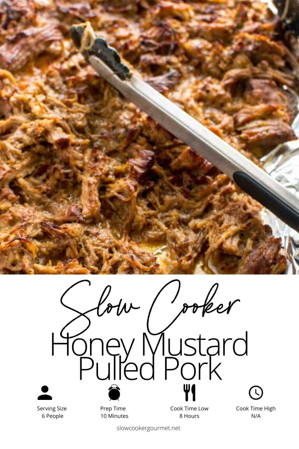 Slow Cooker Honey Mustard Pulled Pork - Slow Cooker Gourmet