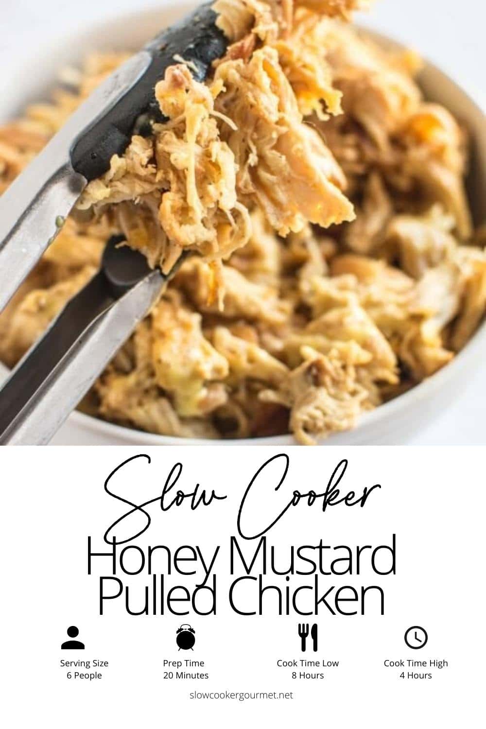 Slow Cooker Honey Mustard Pulled Chicken Slow Cooker Gourmet