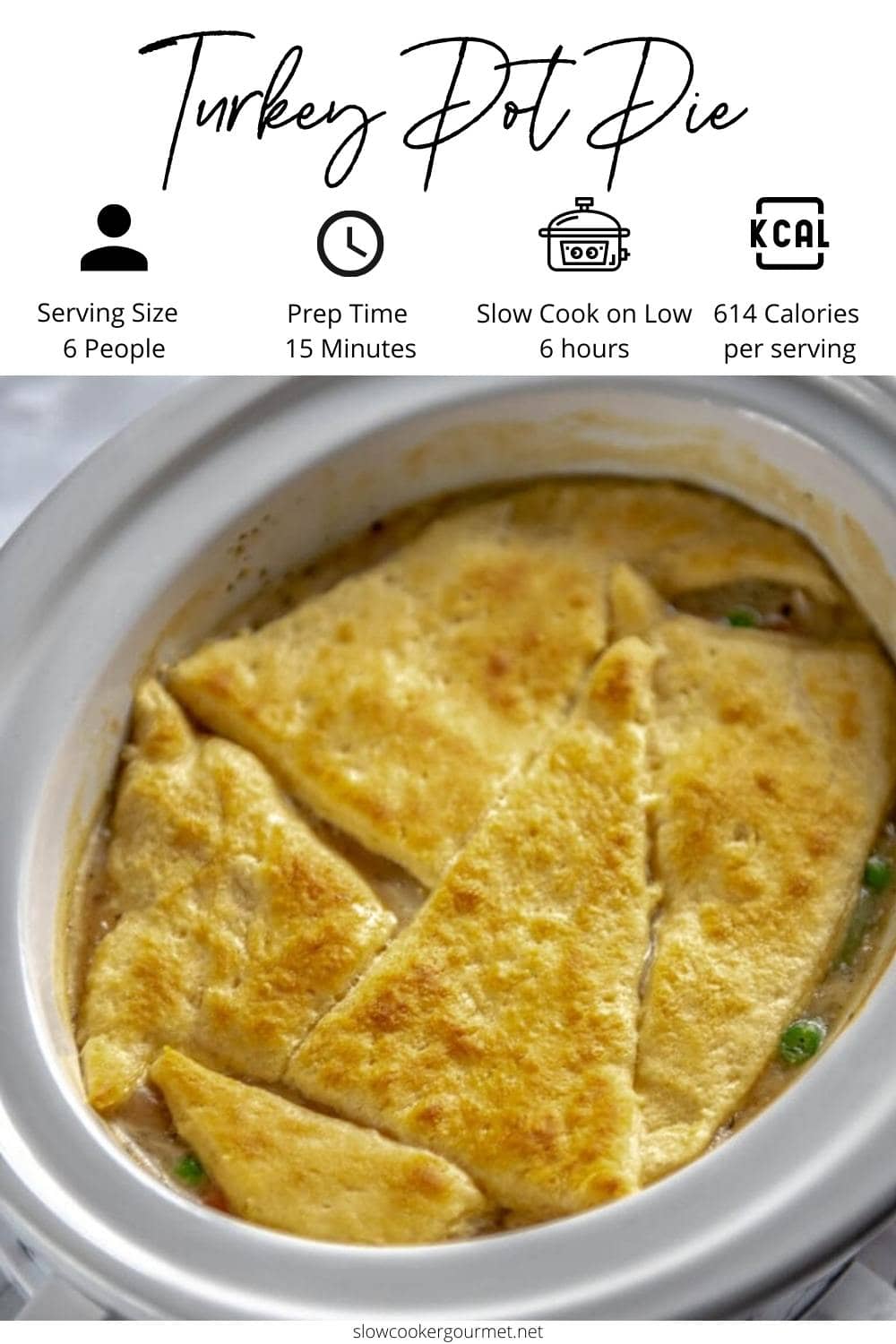 Slow Cooker Turkey Pot Pie Slow Cooker Gourmet