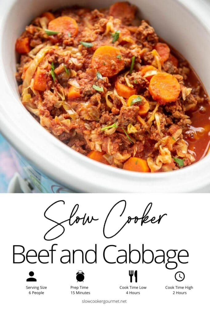 Slow Cooker Beef and Cabbage - Slow Cooker Gourmet