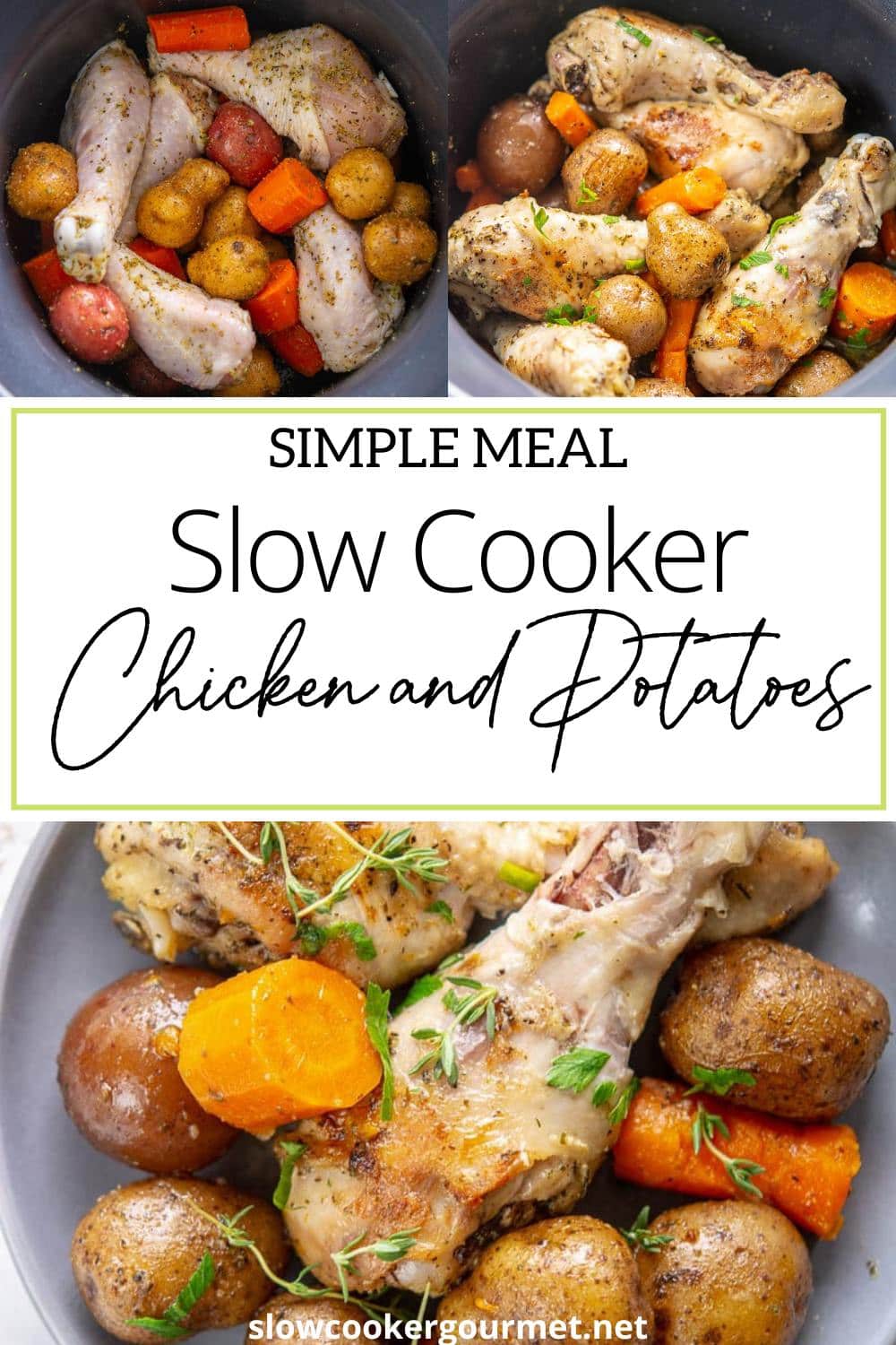 Slow Cooker Chicken And Potatoes - Slow Cooker Gourmet