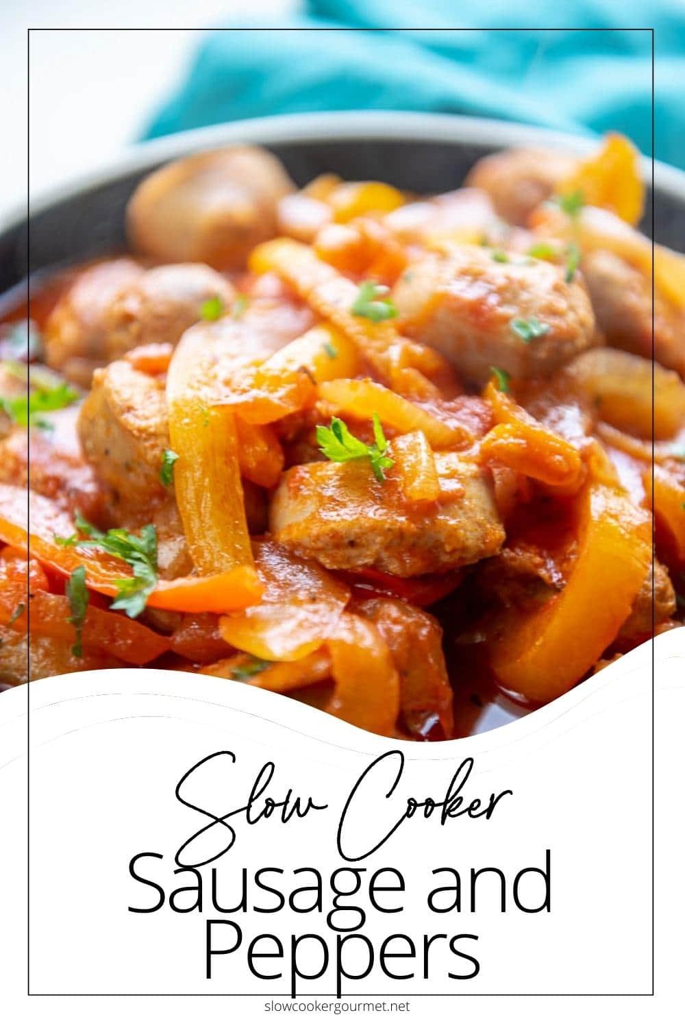 Slow Cooker Sausage and Peppers Slow Cooker Gourmet
