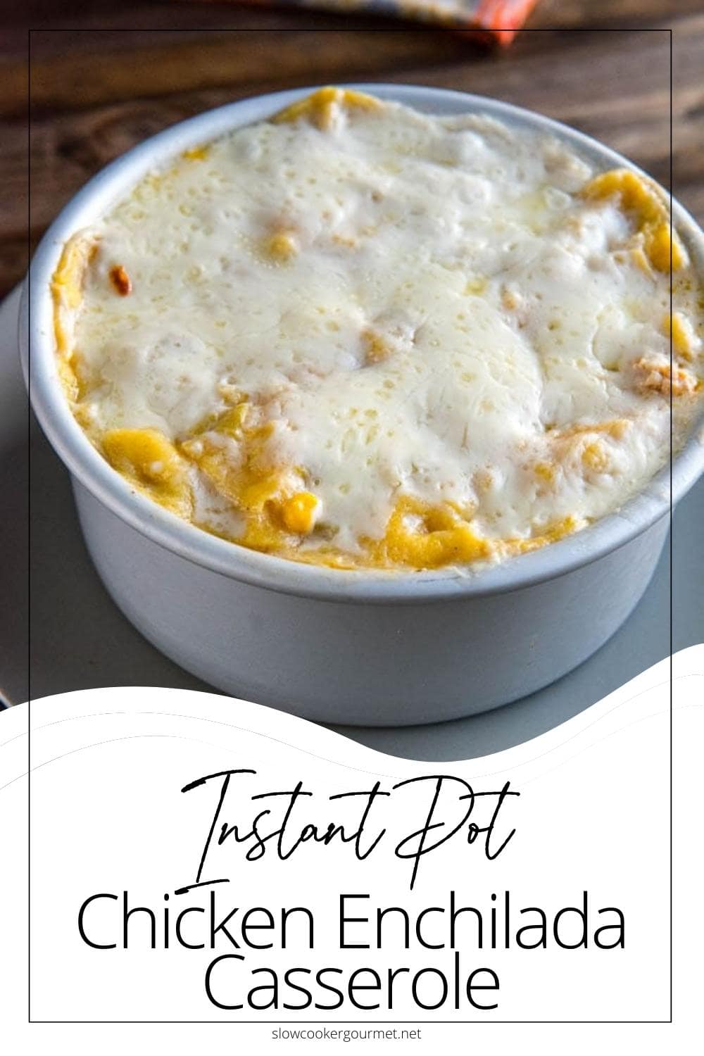 Pressure Cooker {Instant Pot} Chicken Enchilada Casserole Slow Cooker