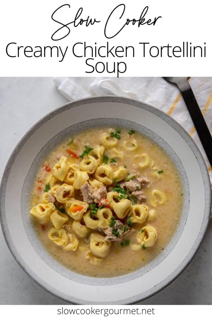 Easy Chicken Tortellini Soup • Salt & Lavender