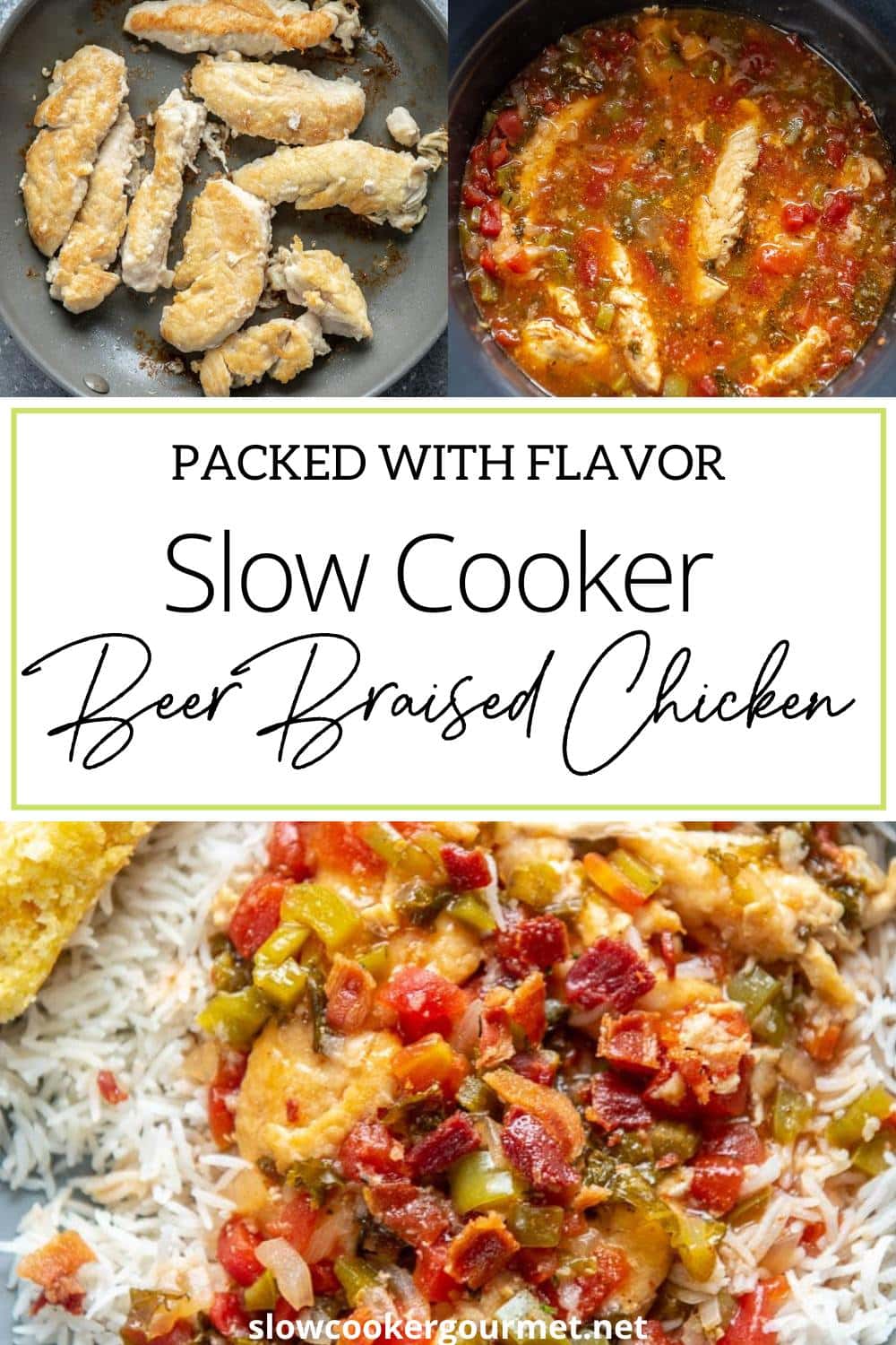 Slow Cooker Beer Braised Chicken Slow Cooker Gourmet