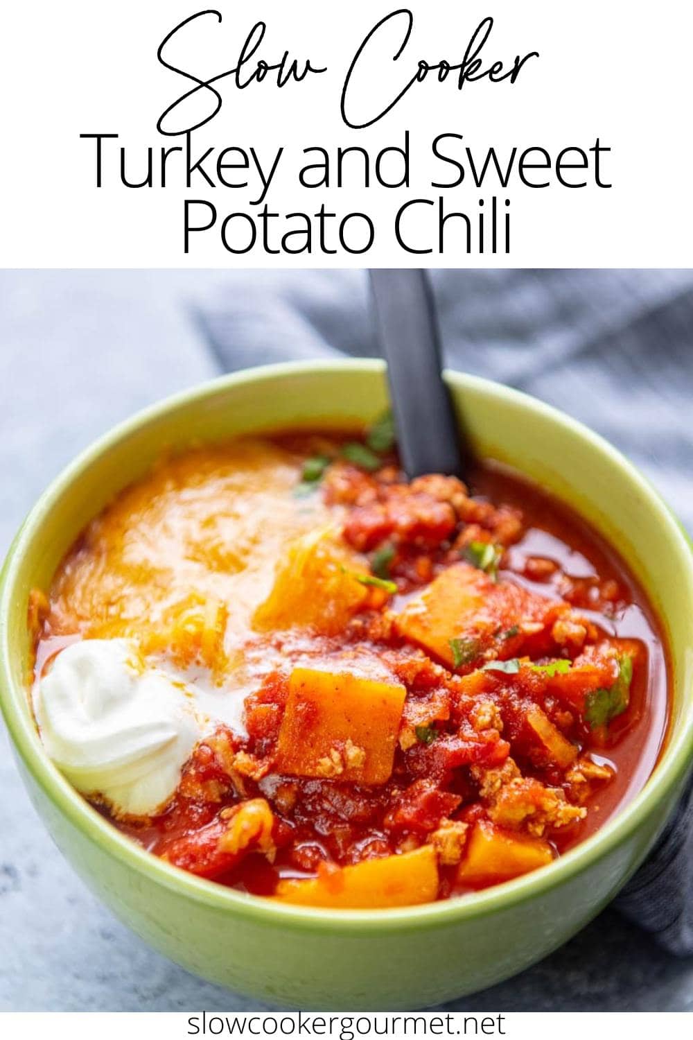 Slow Cooker Turkey and Sweet Potato Chili Slow Cooker Gourmet