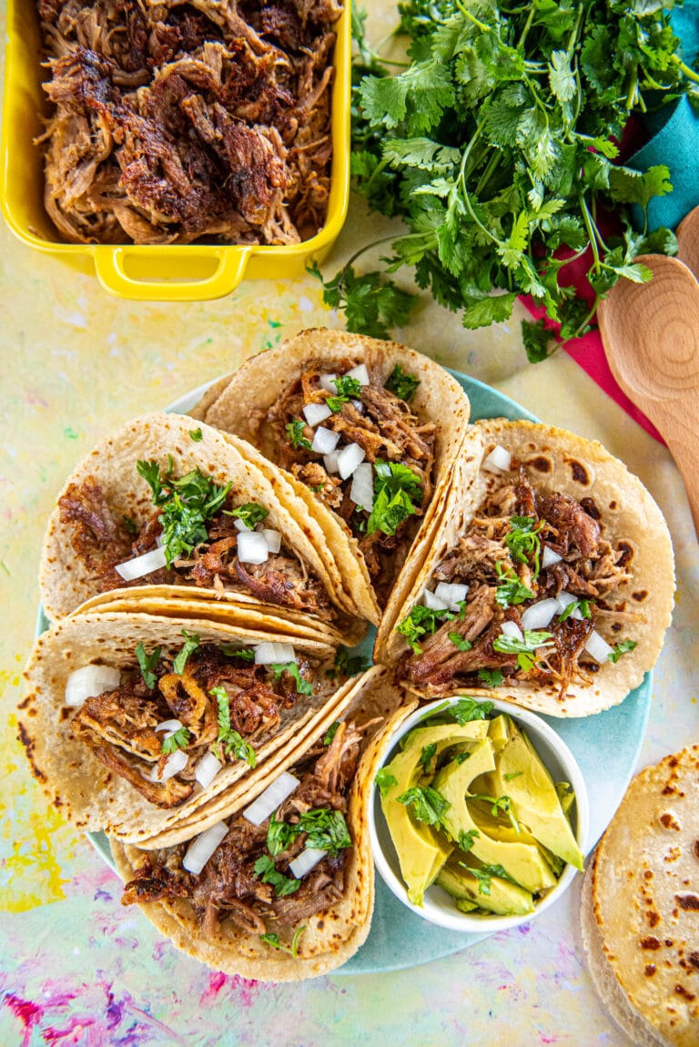 Street Tacos with Slow Cooker Carnitas