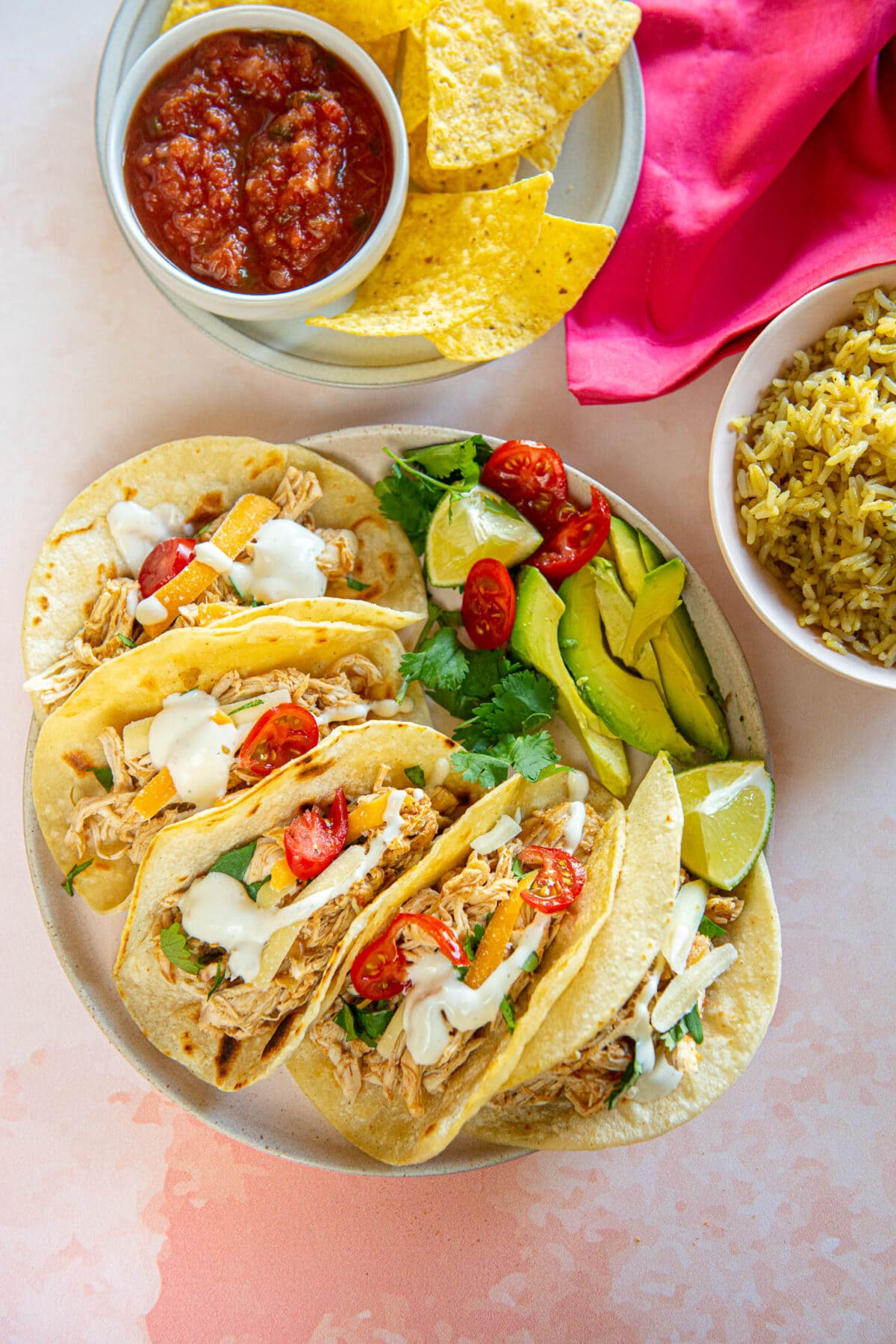 Slow Cooker Verde Chicken Tacos Slow Cooker Gourmet