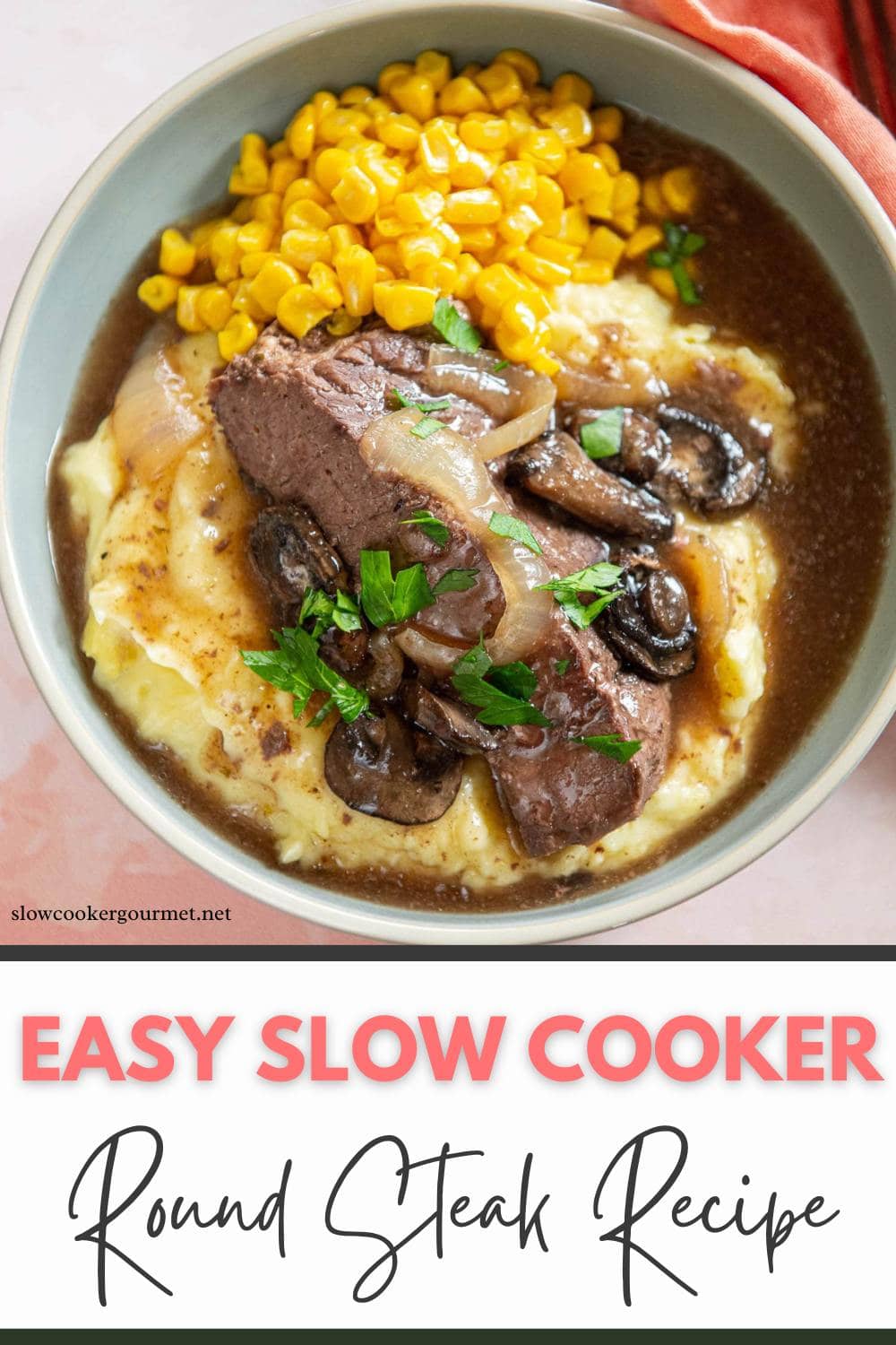 Easy Slow Cooker Round Steak Recipe - Slow Cooker Gourmet