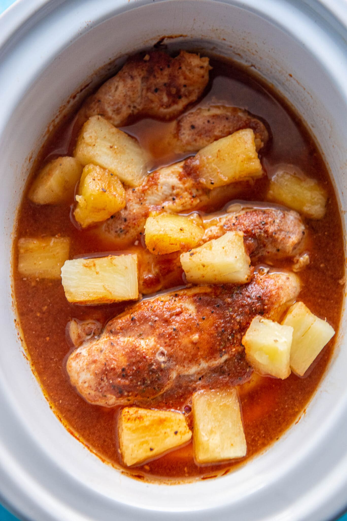 Slow Cooker Pineapple BBQ Chicken Tenders Slow Cooker Gourmet