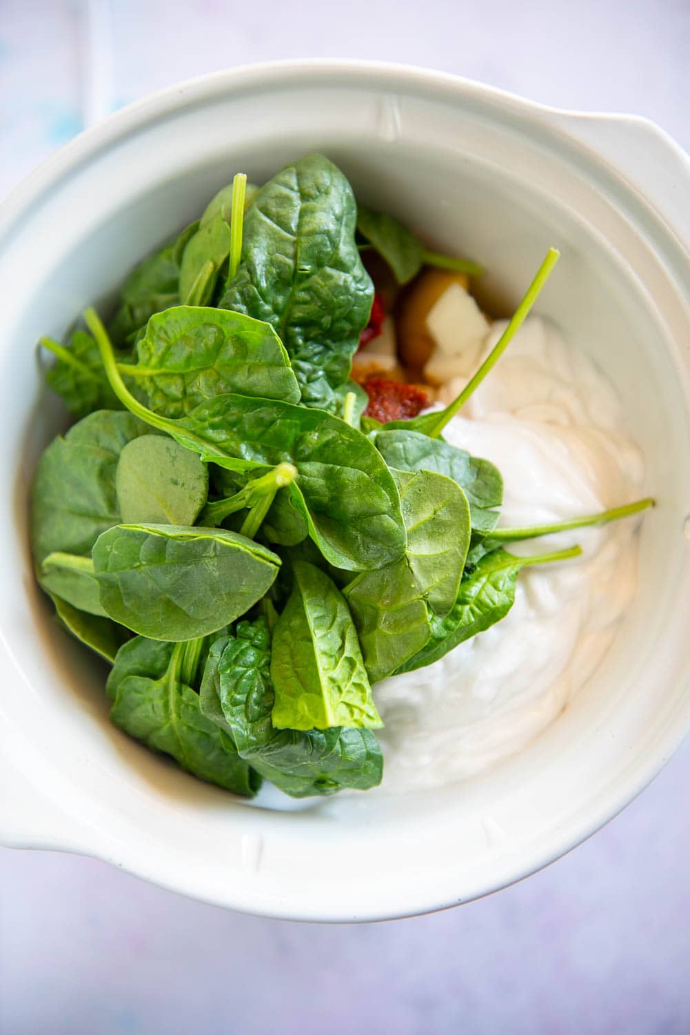 spinach in slow cooker