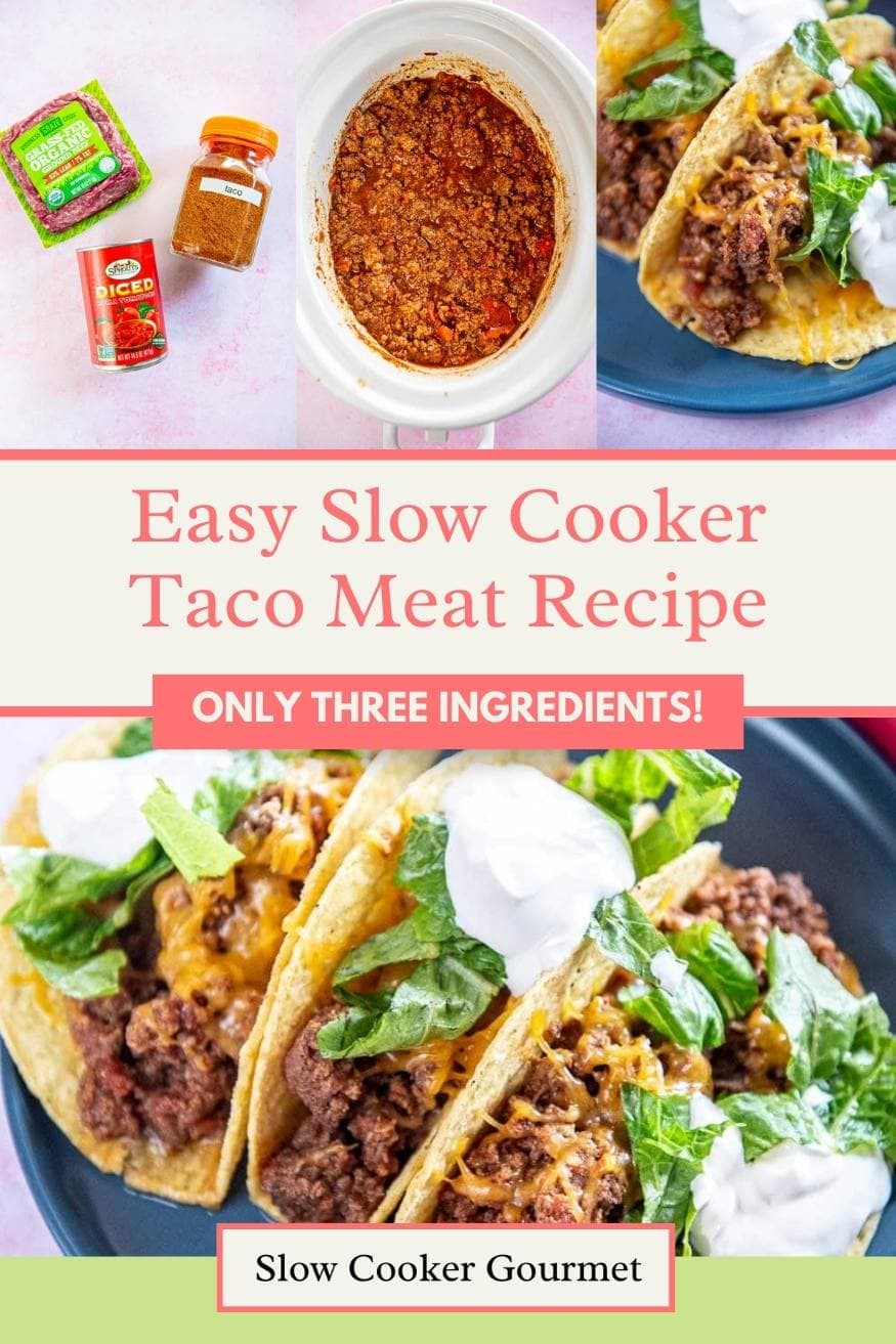Easy Slow Cooker Taco Meat Recipe - Slow Cooker Gourmet
