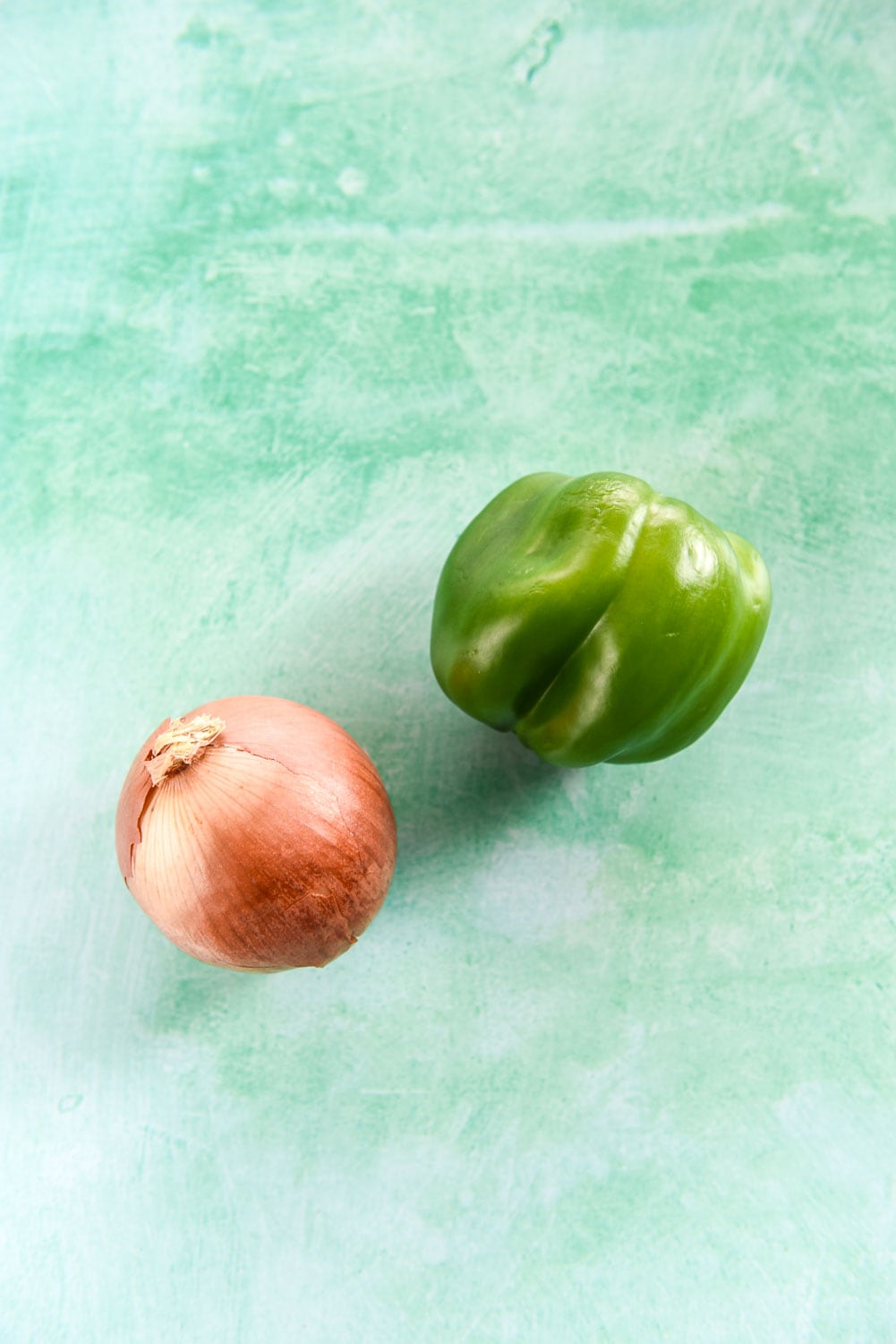 1 onion and 1 green pepper