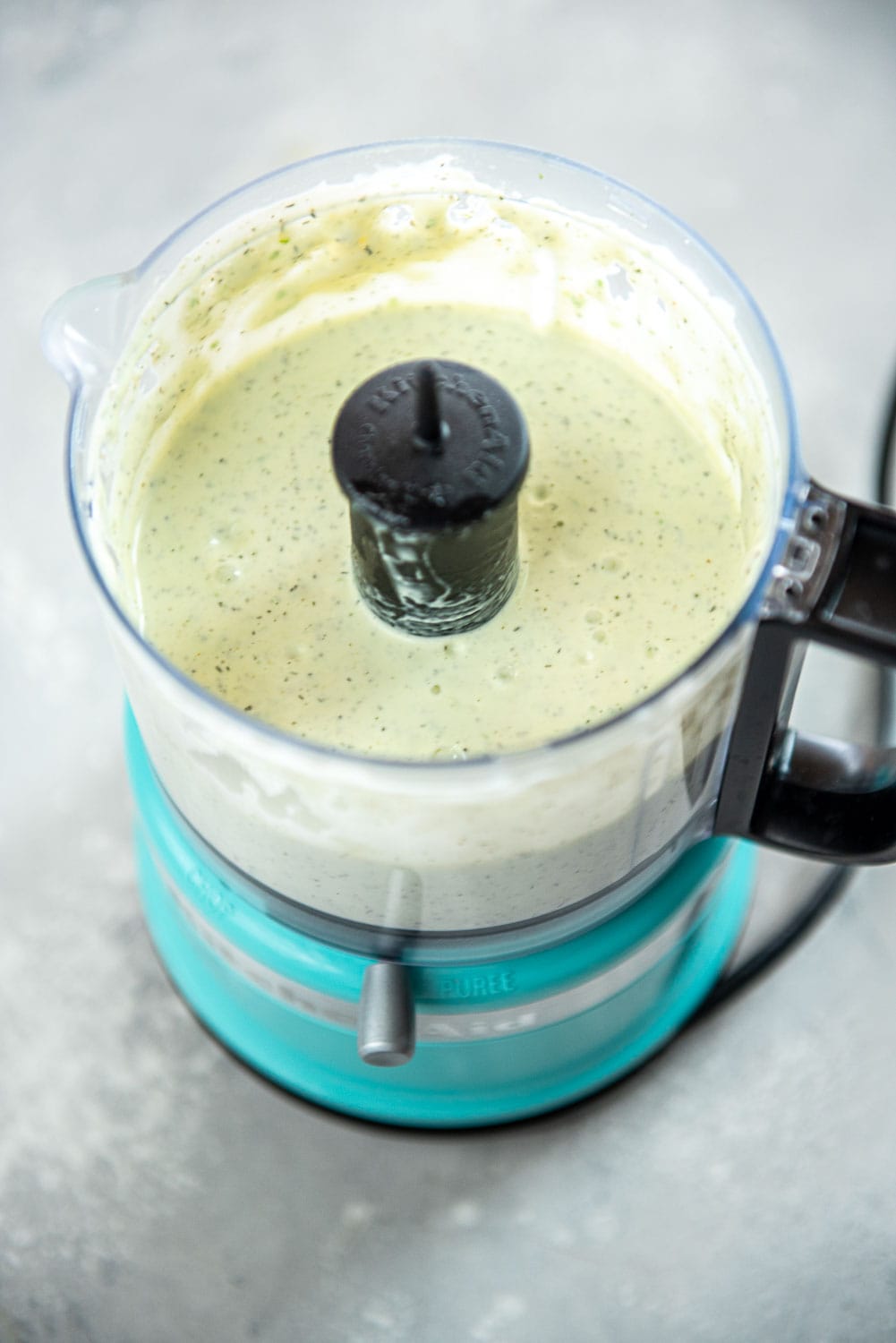 food processor with ranch dressing