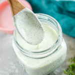 spoonful of homemade ranch