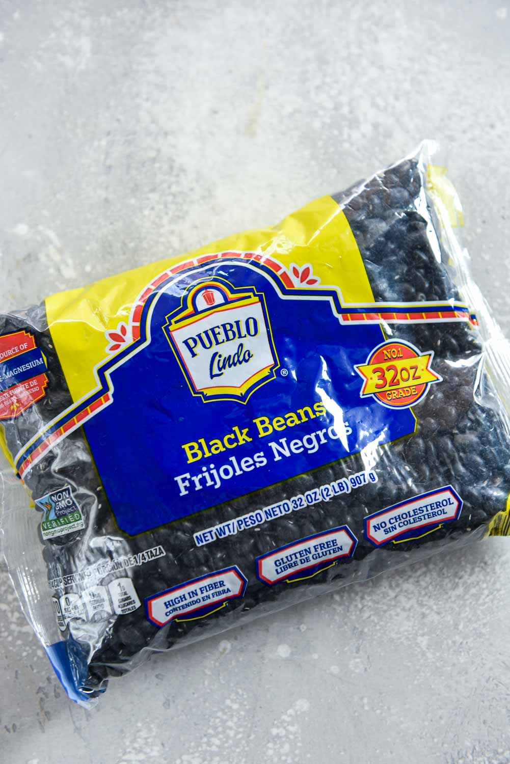 32 oz bag of black beans