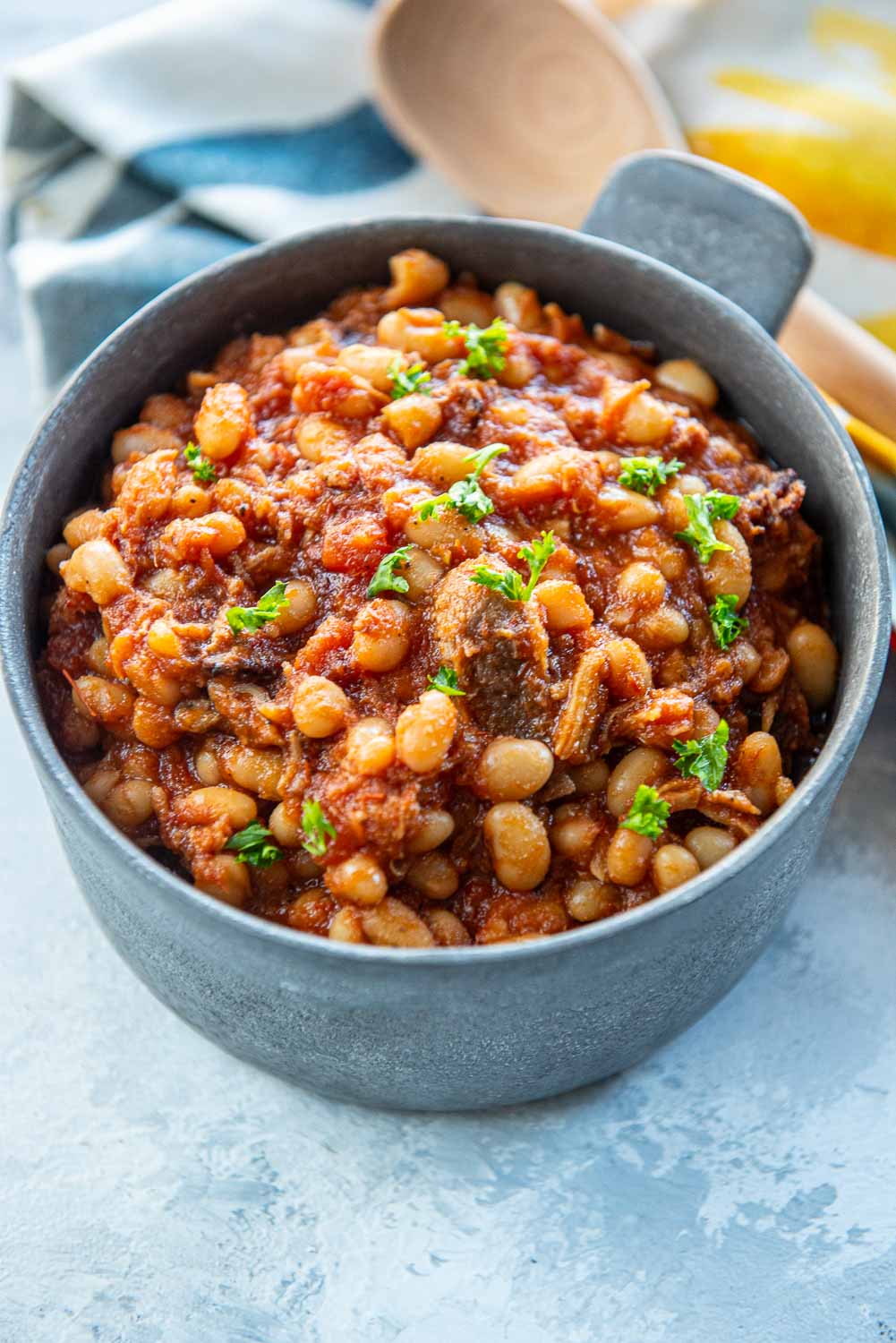 Slow Cooker Baked Beans