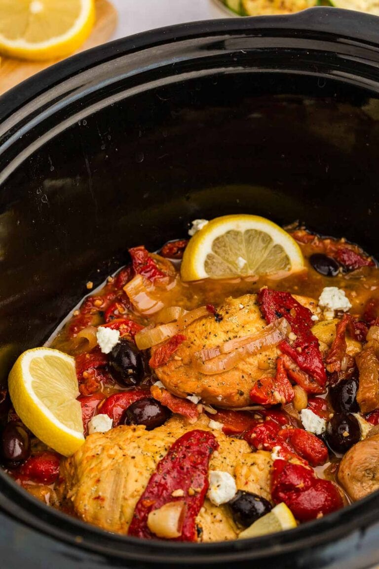 Slow Cooker Greek Chicken - Slow Cooker Gourmet