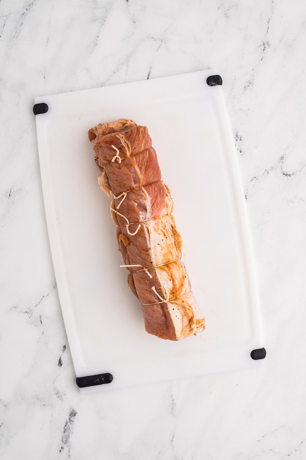 Pork tenderloin in slow cooker pot