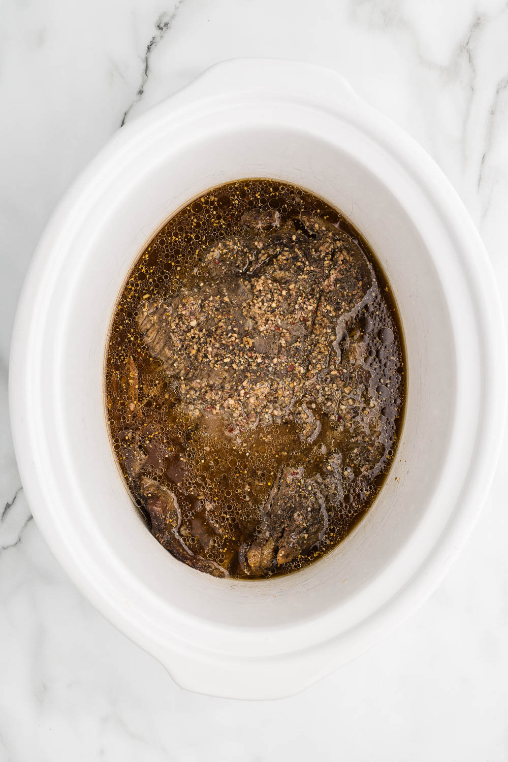 Slow cooker flank steak