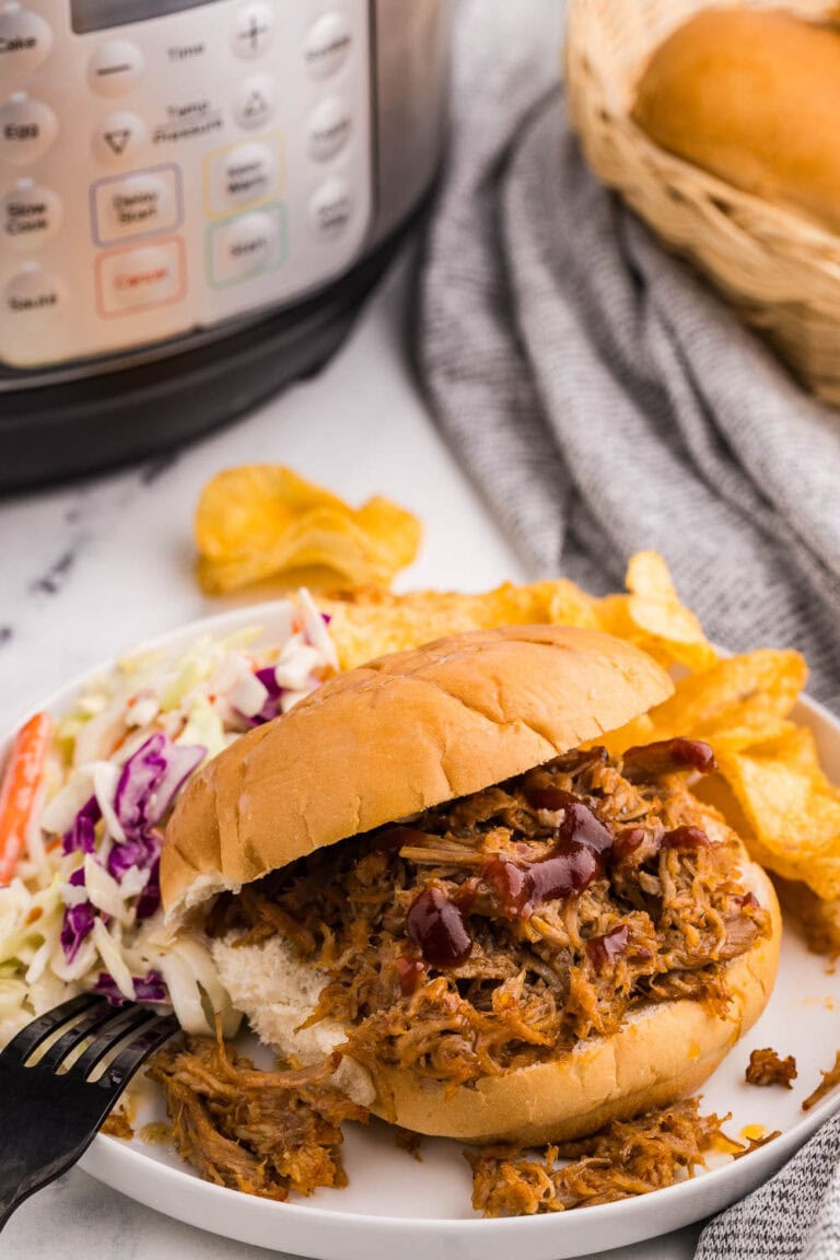 Instant Pot Pulled Pork (Quick + Easy)