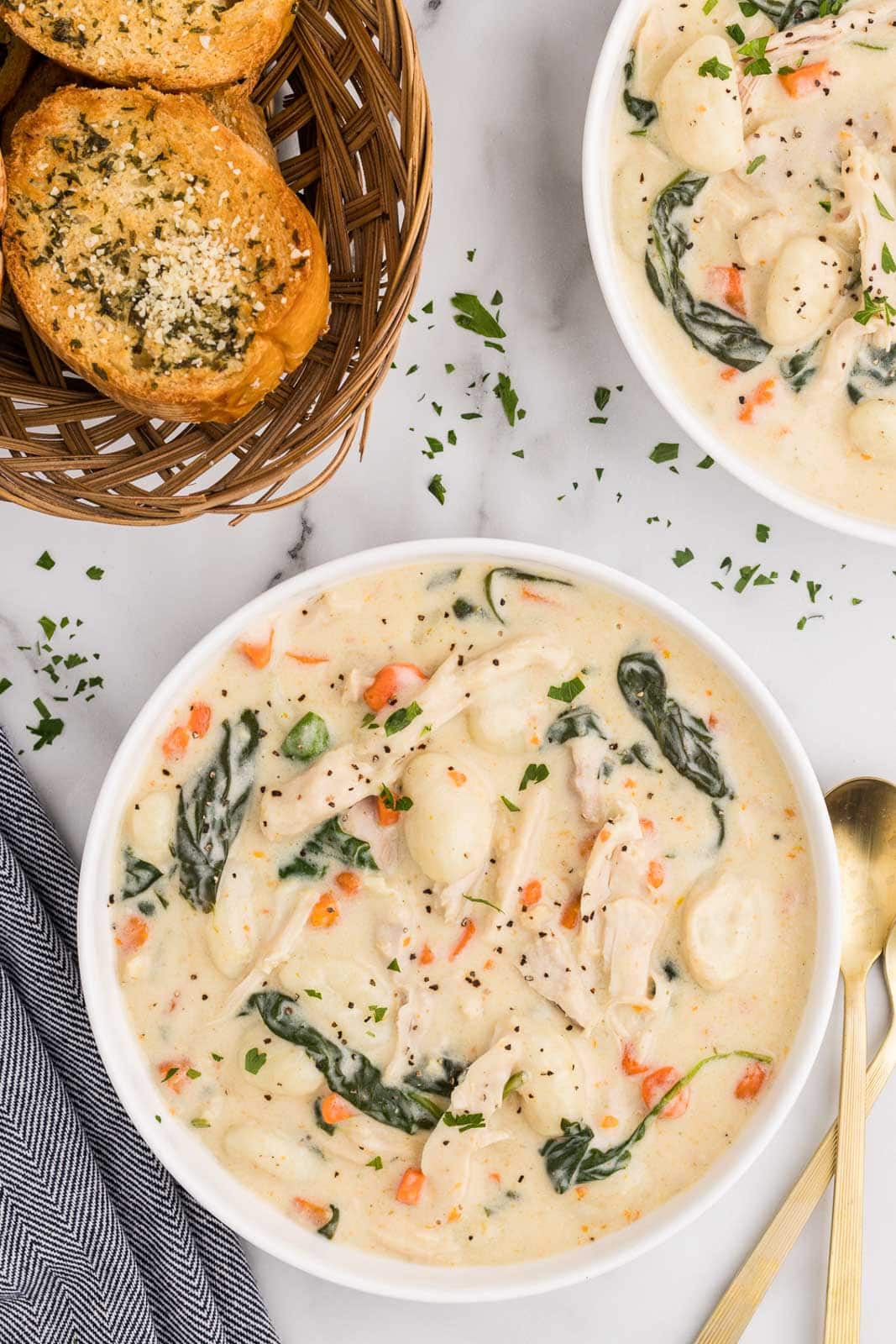 Slow Cooker Chicken Gnocchi Soup
