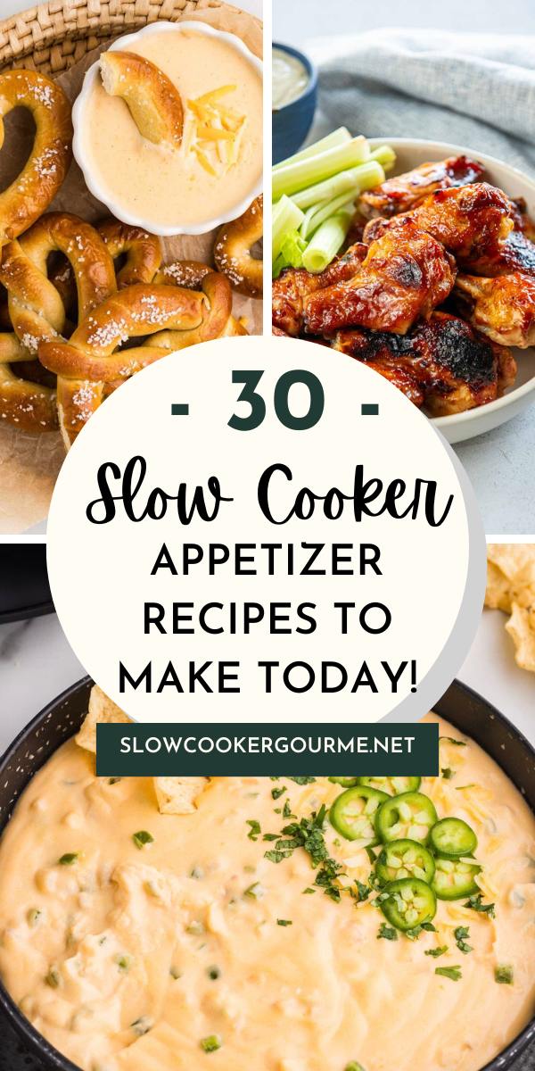 30+ Slow Cooker Appetizer Recipes